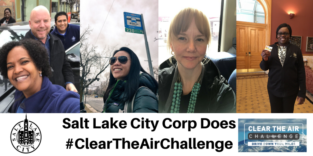 SLC Corp Employees doing #ClearTheAirChallenge
